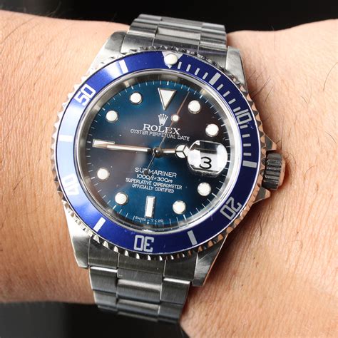 rolex submariner blue and black bezel|rolex submariner blue bezel replacement.